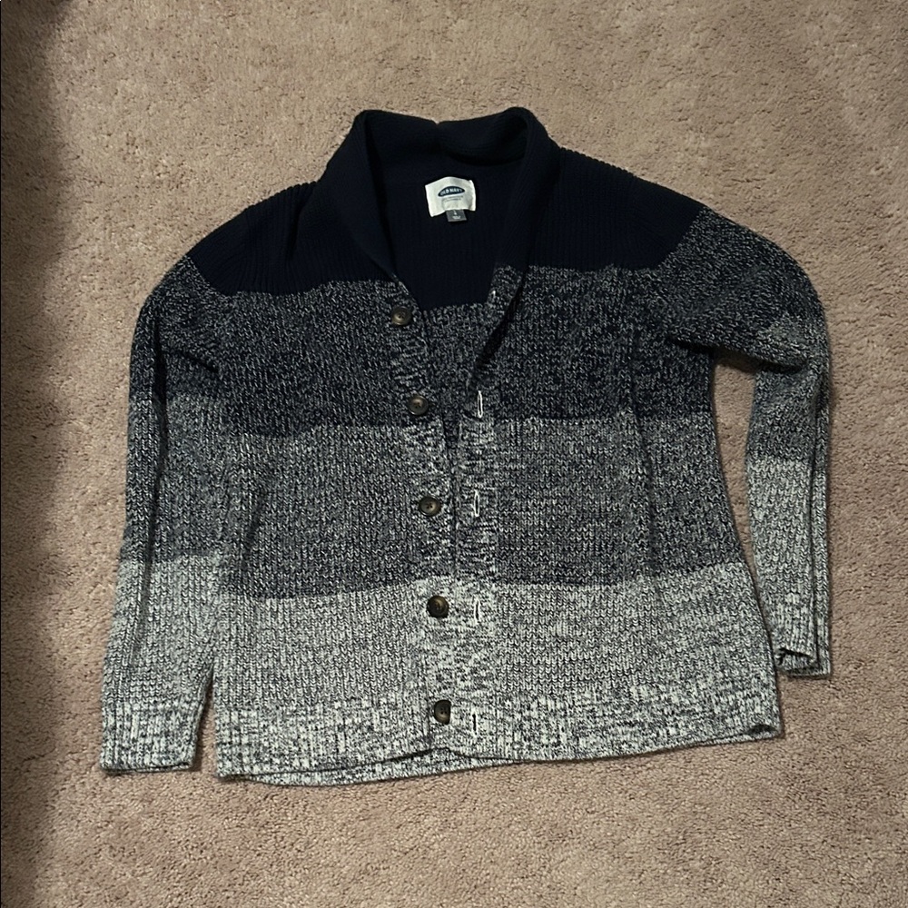 Old Navy Navy Textured Cardigan